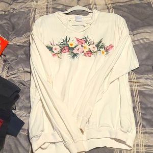 White, long sleeve, CrazyShirt